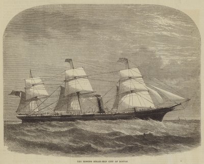 Het vermiste stoomschip City of Boston door Henry Spernon Tozer